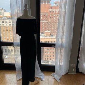 Black Off Shoulder Jumpsuit